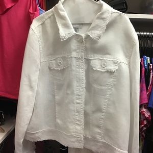 White linen Tommy Bahama Jacket
